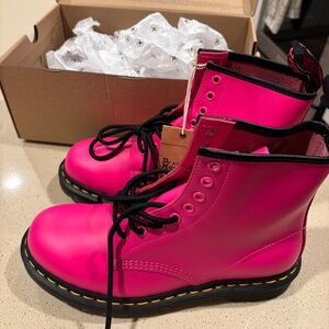 Hot Pink Dr Martens new in OG packaging